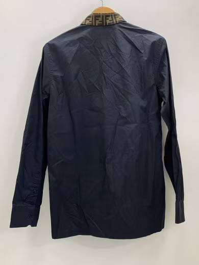 FENDI/Long-sleeved shirt/Size 38/Cotton/Black/FS0751A4S6 thumbnail 2