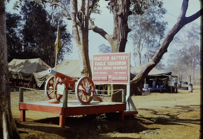 1960s Vietnam Howitzer Battery Eagle Squadron Blackhorse 35mm Slide