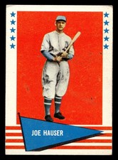 1961 Fleer #113 Joe Hauser VG-EX Athletics  ID:462876