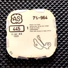 AS 964 1001 Setting Lever Spring watch part #445  A. Schild