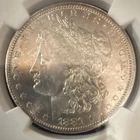 Morgan Silver Dollar $1 Coin 1881 S Mint Uncirculated MS64 NGC 0.9 Silver