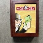 Parker Brothers Monopoly Vintage Board Game with Collectible Wooden Box