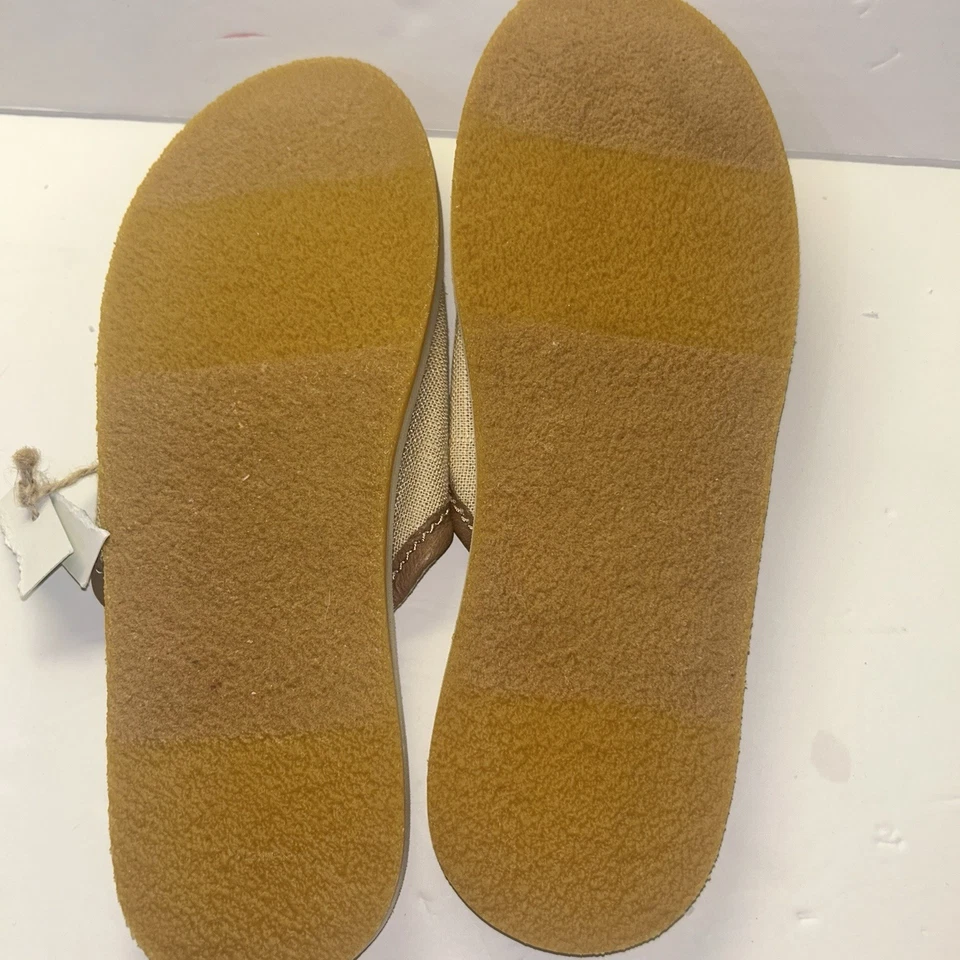 NWT WOMENS Khaki Colored SANUK YOU GOT MY BACK HEMP SLIDES SANDALS - Изображение 3 из 3