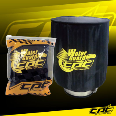 Water Guard Cold Air Intake Pre-Filter Cone Filter Cover for Charger Large Black