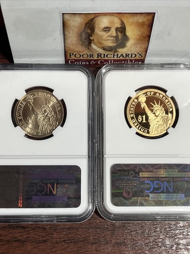 2009P NGC SMS MS67& PF69 UC James K Polk Presidential Dollars 2 Pc Set SS1006 - Picture 4 of 6