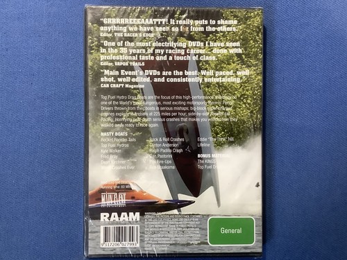 Speed Boat Racing : Crash & Splash Hydro Drag : Brand New DVD : Region 4 - Picture 2 of 2