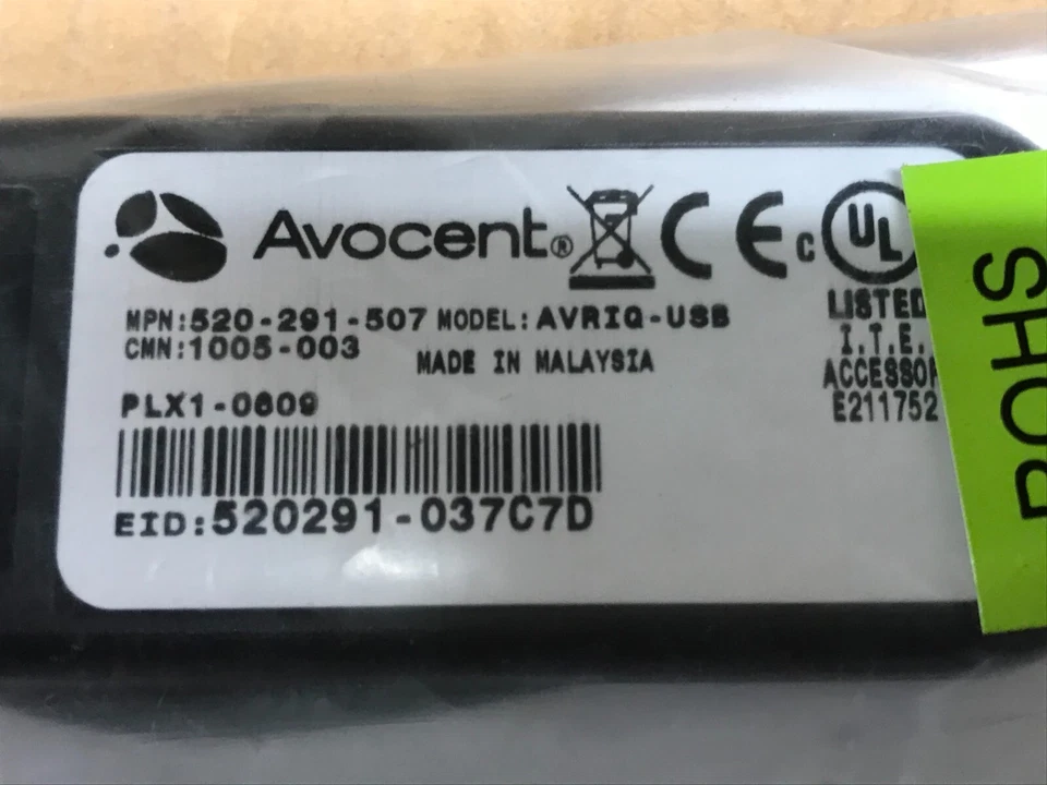 Avocent AVRIQ-USB KVM Module Cable 520-291-507 - Image 4 of 4