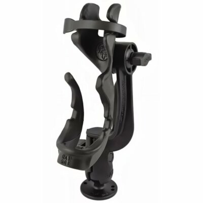 RAM Mount Revolution Ratcheting Rod Holder Mount With Screwdown Base RAM-114-RBU