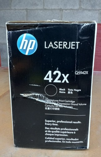 LOT-2 GENUINE HP LASERJET Q5942X 42X BLACK HIGH YIELD CARTRIDGE 4250,4350 *READ - Bild 2 von 9