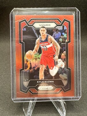2023-24 Panini Prizm Red Prizm /299 KYLE KUZMA #25 Wizards