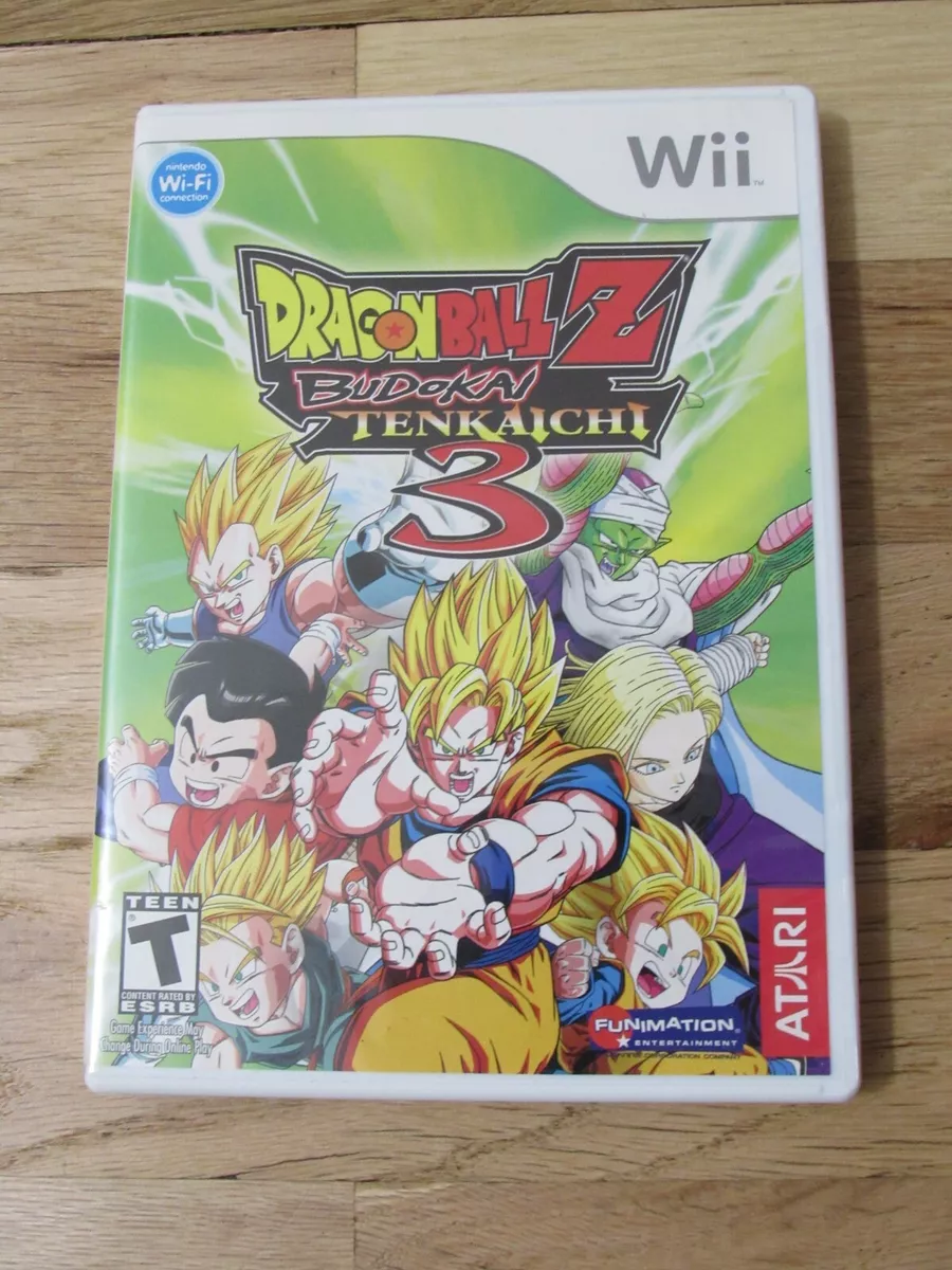 Dragon Ball Z Budokai Tenkaichi 3 Wii - CIB - US Version - Complete with  Manual 742725275584