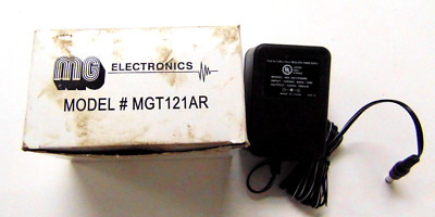 MG ELECTRONICS  POWER SUPPLY  MODEL #MGT12AR 120 VAC 60HZ 15 W