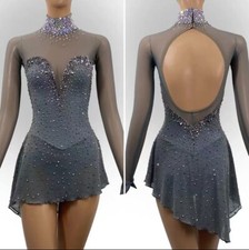 New ice figure skating dress Baton rotating dress custom size