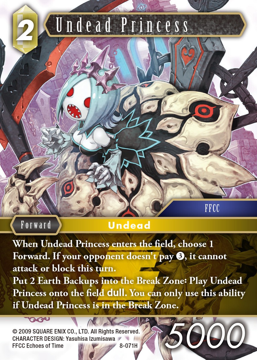 Near Mint FFTCG Undead Princess - 8-071H Opus VIII Final