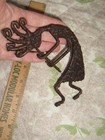 Kokopelli Musician Decorative Vintage Wall Art Fused Metal Textured Sculpture — photo 10