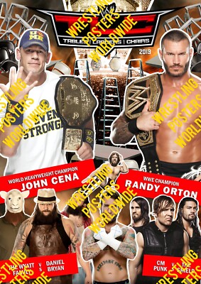 693 WWE TABLES LADDERS CHAIRS TLC 2013 PPV PLE QUALITY A4 A3