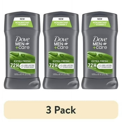 3 Pack - Dove Men + Care Deodorant Extra Fresh 72hr Protection New! (Exp 3/2026)