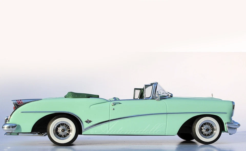 Automodello ONE24 1954 Buick Skylark 1:24 Lido verde certificado de autenticidad LE Foto 2 de 4