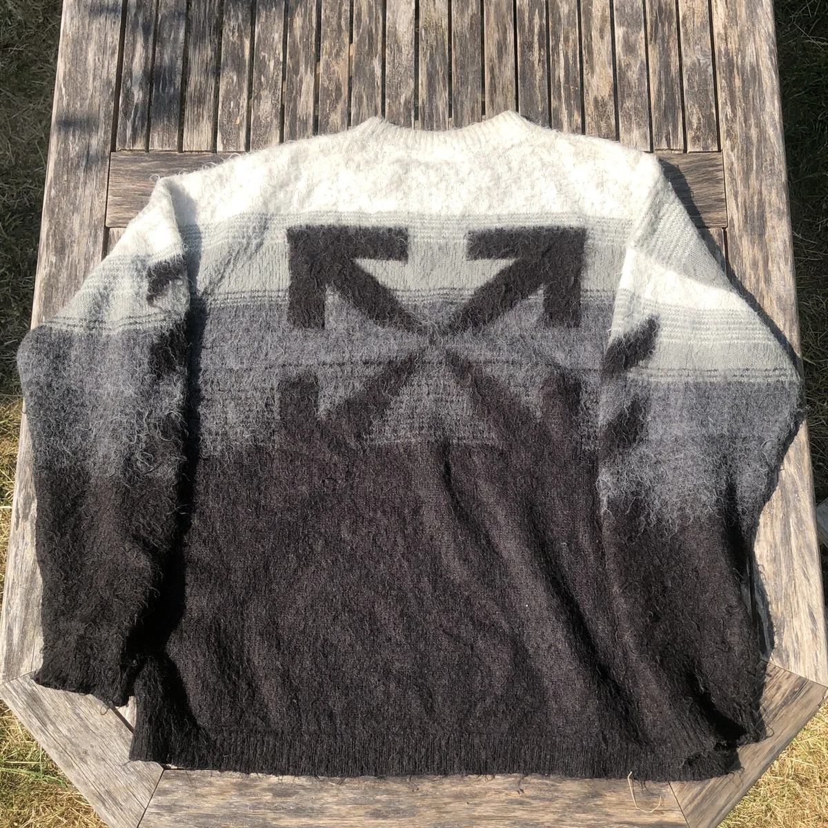 Off white sweater mohair cheap