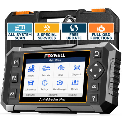 FOXWELL NT624 Elite Full System Auto Diagnostic Scan Tool OBD2 Scanner TPMS Oil