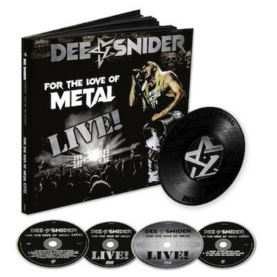 Dee Snider For the Love of Metal Live  EARBOOK 2CD DVD BLU RAY VINYL LP RECORD