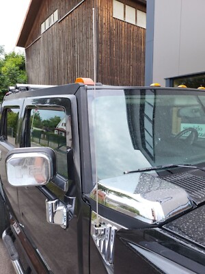 31'' Stainless Steel Antenna Mast Power Radio AM/FM for HUMMER H2 2003-2009 New