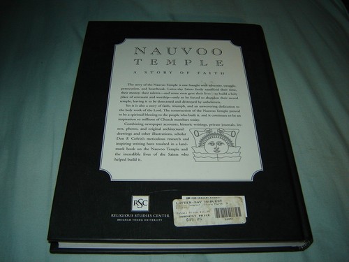 Deluxe Mormon Hardcover - Nauvoo Temple: A Story of Faith - Don Colvin, BYU 2002 - Imagen 2 de 4