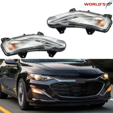 Left+Right Turn Signal Light Fit For 2019-2021 Chevy Malibu W/o LED DRL Halogen