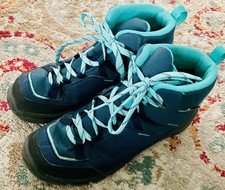 Quechua Walking / Hiking Boots ~ Size 4 UK ~ Blue