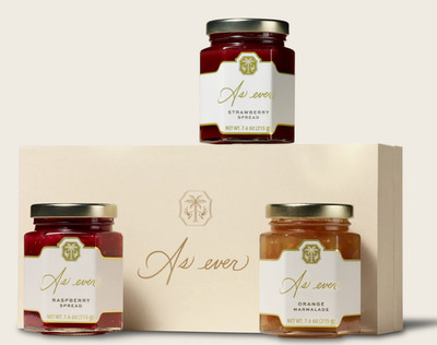 AS EVER Duchess Meghan Signature Fruit Spread Gift Box Raspberry, Strawberry & O