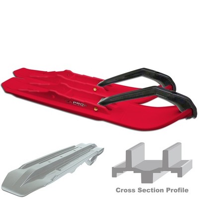 C&A PRO XCS Skis RED Arctic Cat Bearcat 660 WT Turbo /Articu 156'' (2007-2008)
