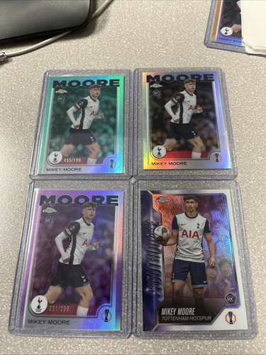 2024/25 Topps Chrome Mikey Moore Lot /199, /299, Refractor, & Youthquake