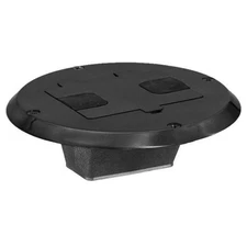 RF506BK Residential Floor Box Cover, Flange & Hinged Door Cover Assembly, Alumin