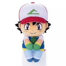 Pokemon Ash Ketchum Chokkori-san Plüschtier, sitzend, 3,1 Zoll, defekter Körp...