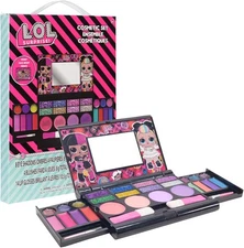 L.O.L Surprise! All-in-One Kids Cosmetic Compact Set Includes Washable Lip Gloss