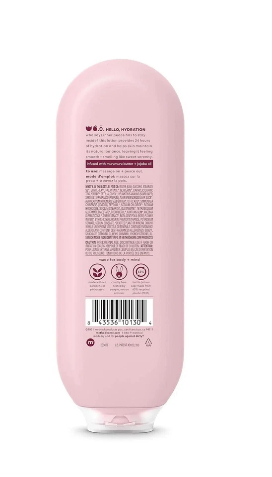 Loción calmante Method Body Pure Peace, 13,5 OZ (3 piezas) venta a granel/totalmente nueva Foto 2 de 4