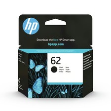 Hp 62 Black Ink Cartridge 200 Pages NEUF