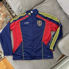 adidas Climalite MLS Real Salt Lake RSL soccer football jacket Men's XL