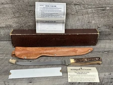 Vintage New Schrade Cutlery USA Uncle Henry #167UH Steelhead Fillet Knife 1980's