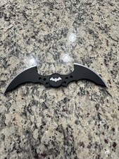 Anillo exterior negro plegable Arkham Asylum Arkham City réplica Batarang cosplay utilería