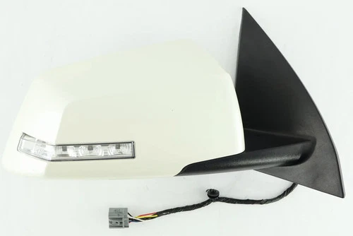 07 - 12 Acadia Outlook Traverse Heated Passenger Mirror Signal White Diamond