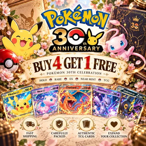 Pokémon 30th Celebration: Pick Your Card – Holo/Pikachu Rare/ex Near Mint TCG - product listing photo