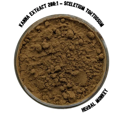 HERBALMONKEY Kanna Extract 200:1 | Sceletium Tortuosum Extract | Top Grade Non Standardised