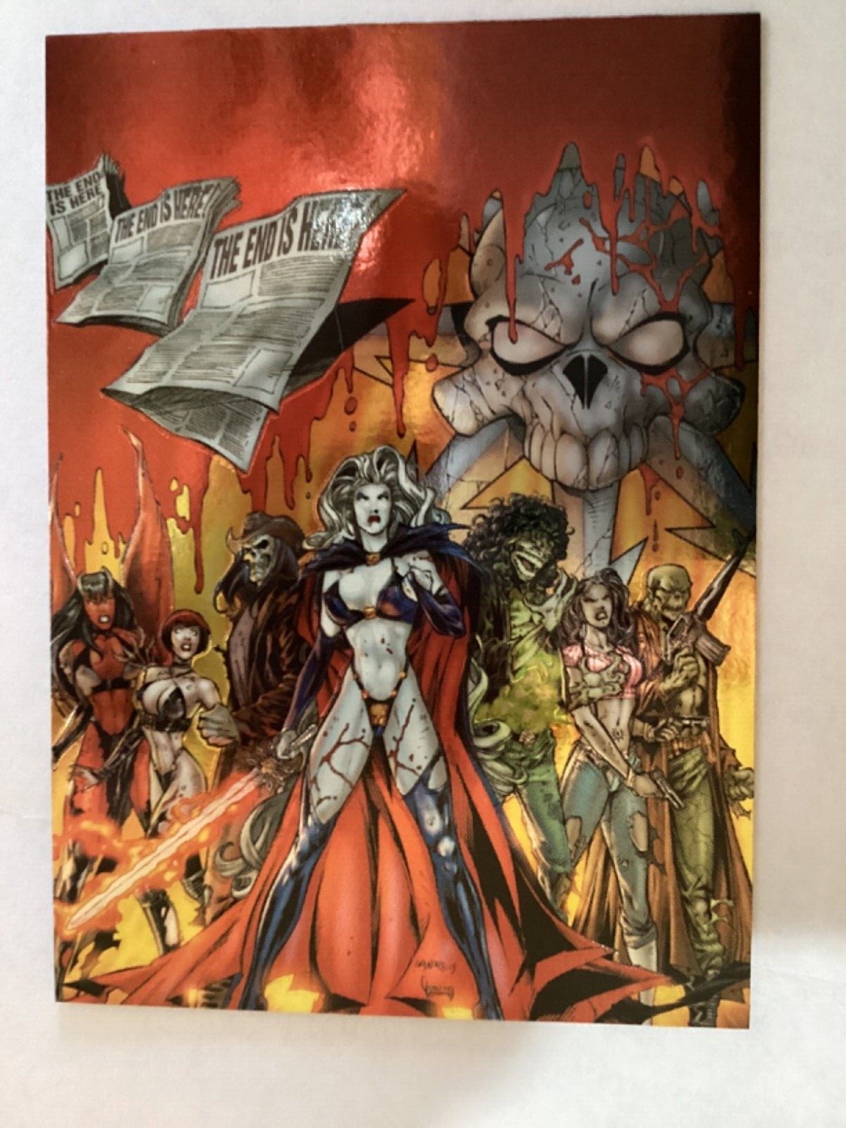 1999 Lady Death Night Gallery Metal Tex Trading cards - you pick the card - Picture 42 of 51