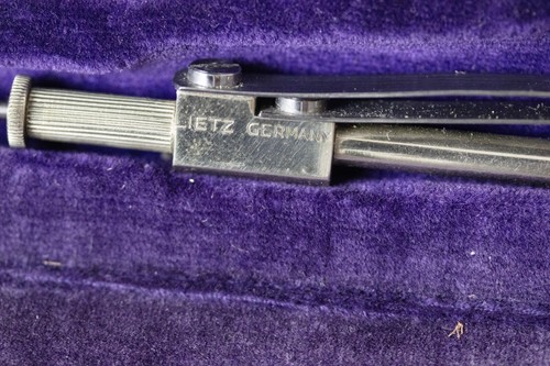 Lietz - Antik - Präziser Zeichenzirkel im original "verschließbaren" Etui - Germany - Bild 6 von 11
