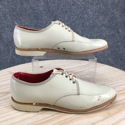 Circle of Comfort Dress Shoes Mens Oxford Cream Leather