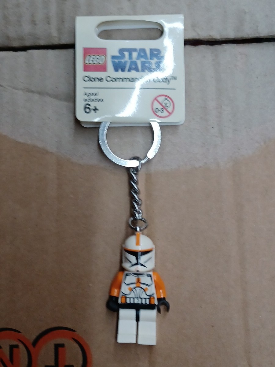 NEW Lego Star Wars 852355 Clone Commander Cody Keyring Keychain Key Chain  Ring