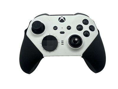 Microsoft Xbox One Elite Controller Series 2 White/Black 1797 Works *READ
