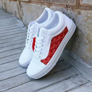 vans old skool black pattern