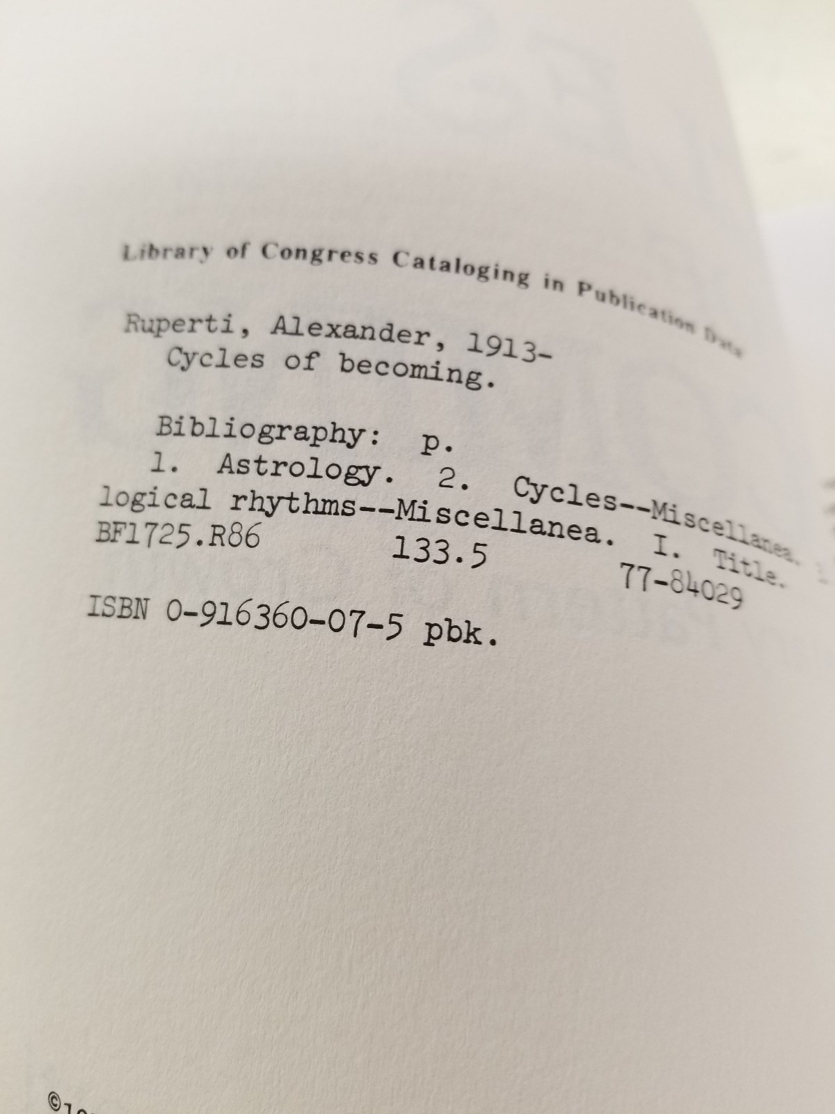 cycles of becoming alexander ruperti